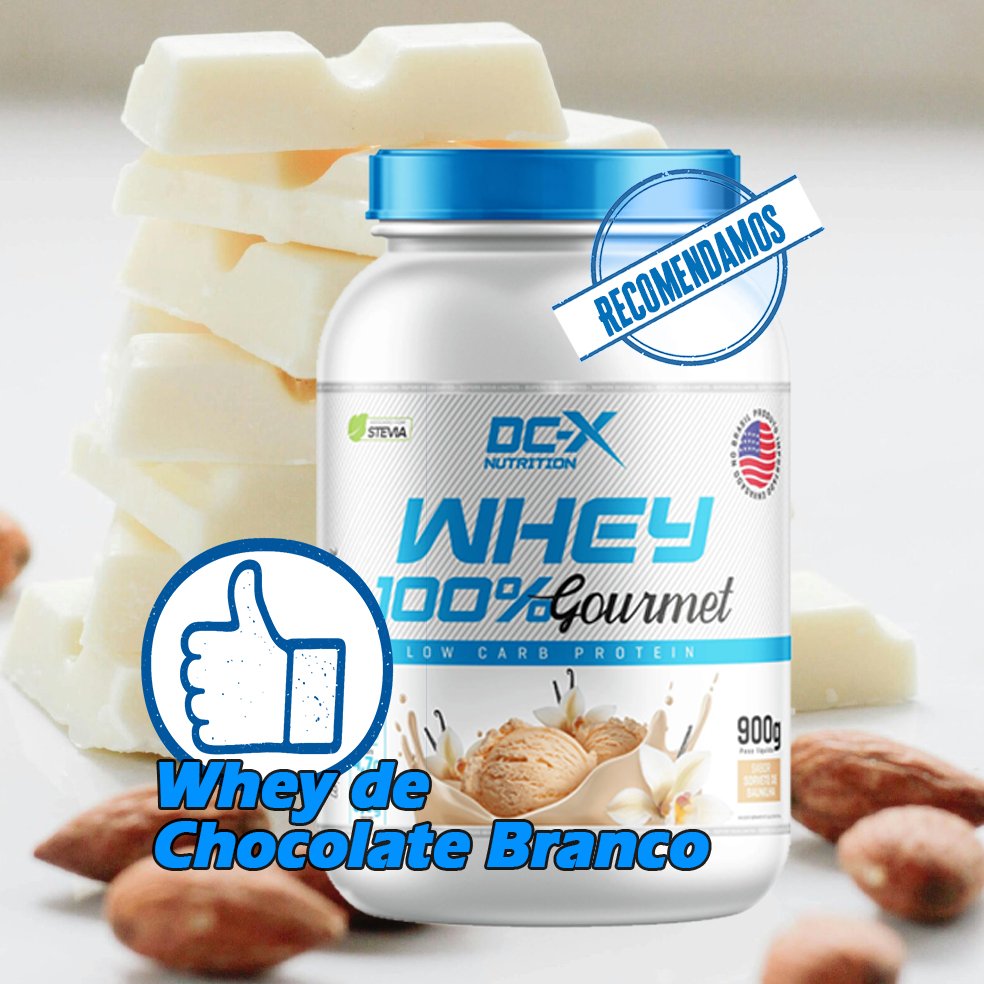 mascara foto post Whey Concentrado de Chocolate Branco DC-X